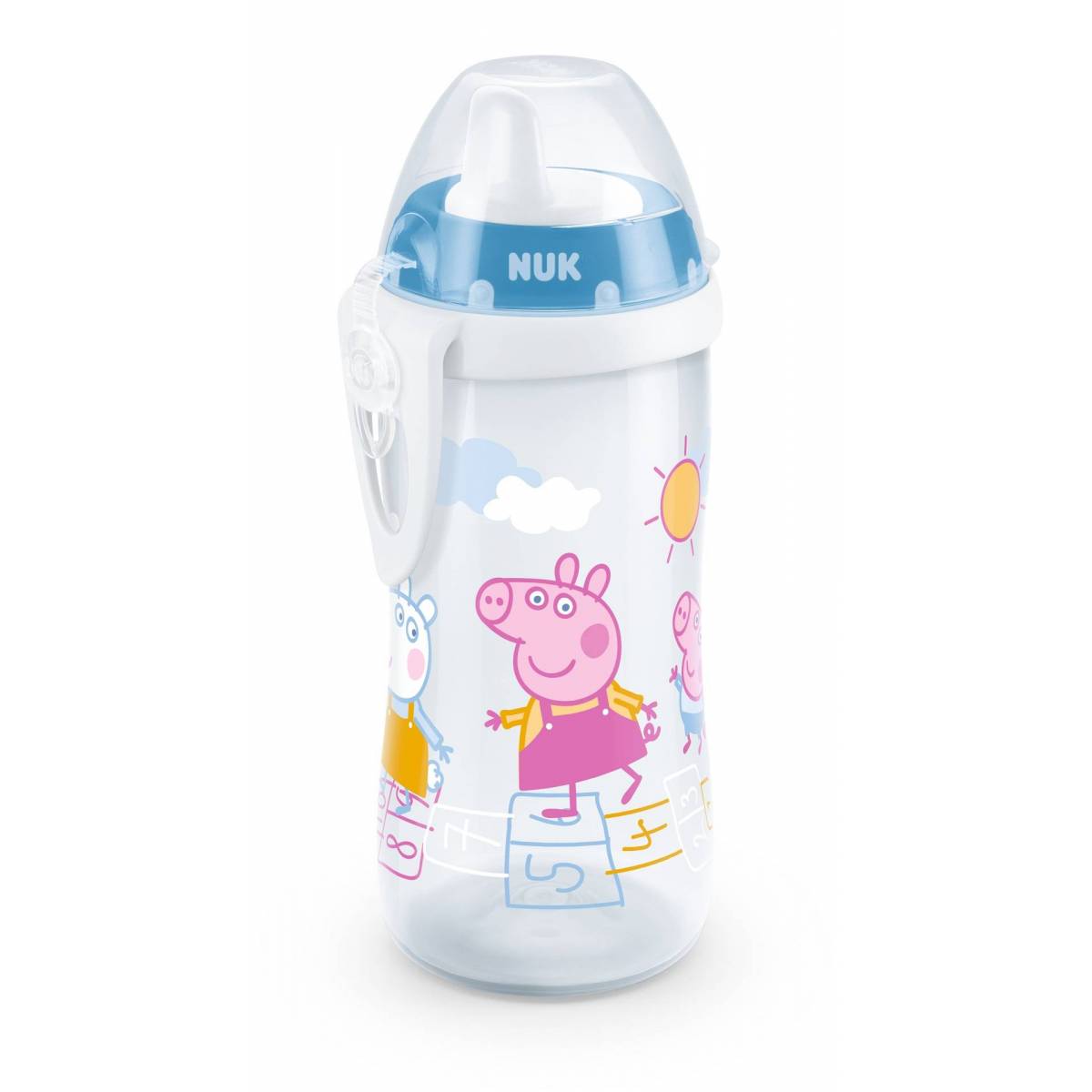 Peppa Pig Flasche 300 ml Nuk Kiddy Cup Erste Wahl 12m+