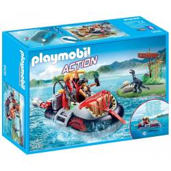 Playmobil Action Hovercraft e motore sommergibile