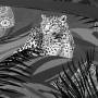 Leopard Tijuana Bettbezug 200 x 200 cm Schwarz