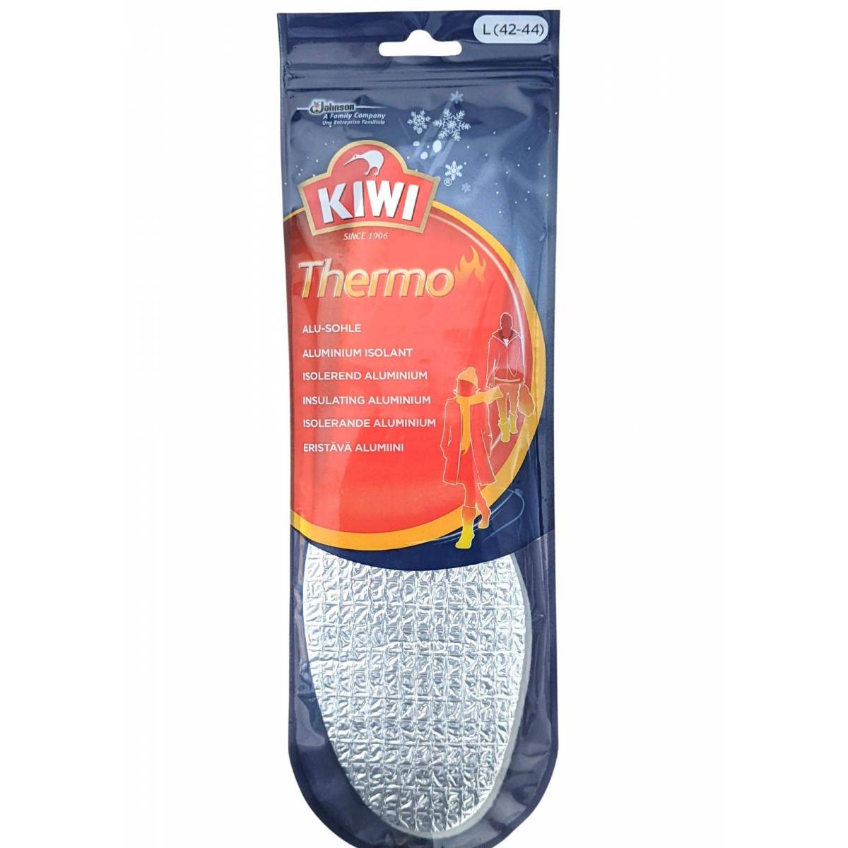 Pair of Kiwi Thermo Insulating Aluminum Soles Size L 42-44
