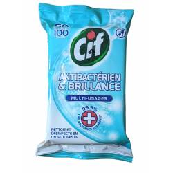 CIF Antibacterial and Shine Multi-Purpose Cleansing Wipes