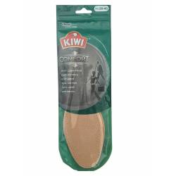 Pair of Kiwi Comfort Genuine Leather Insoles Size M 39-41