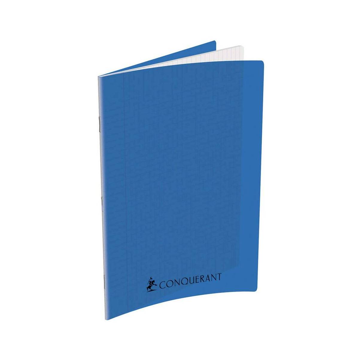 Cahier 24x32 Conquerant Bleu Polypro Séyès 192p