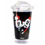 Cup with straw combined Mickey & Minnie Black 450ml