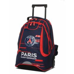 PSG Blue wheeled backpack 47 cm 2 compartments