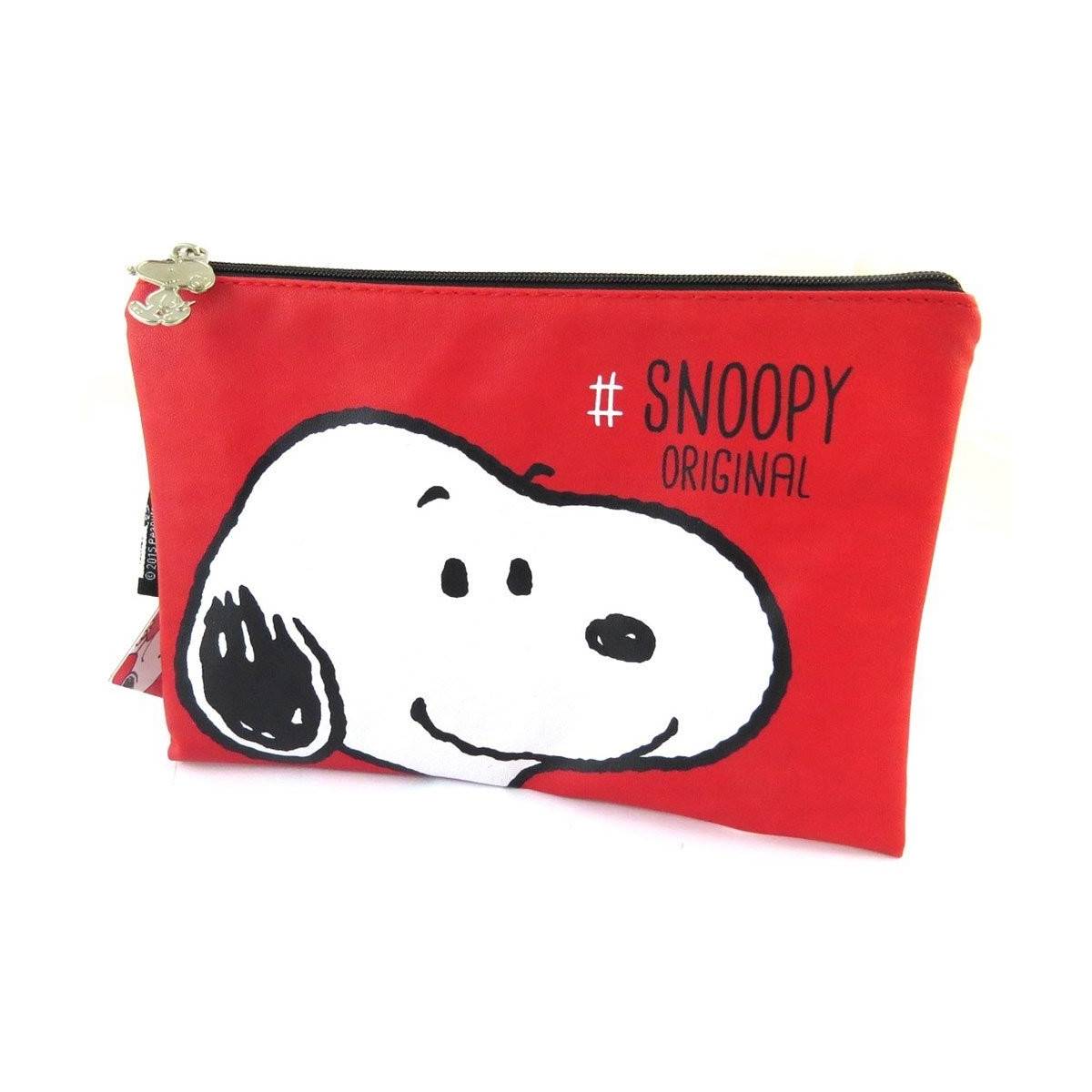 Snoopy|Pochette trousse plate Snoopy Original 19 x 13.5 cm 