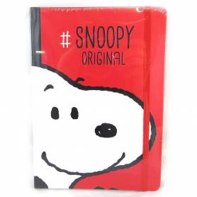 Snoopy| Carnet rouge A5 - 96 pages lignées