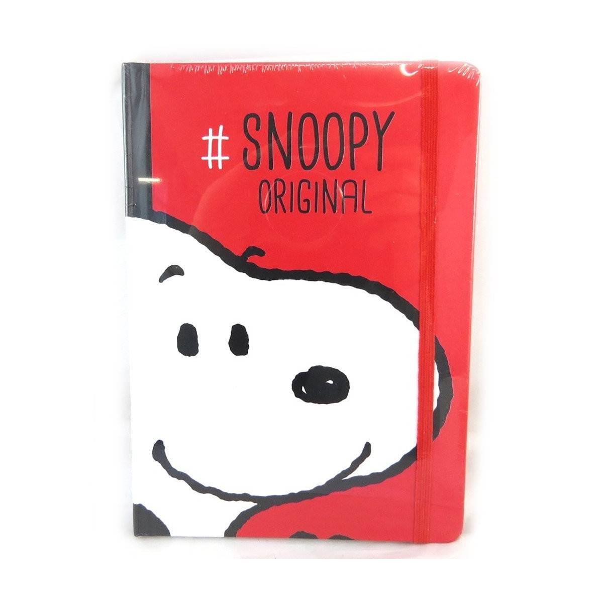 Snoopy| Carnet rouge A5 - 96 pages lignées