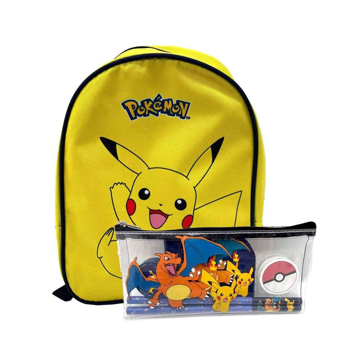 Sac à dos maternelle Pokémon 35 cm et Trousse Garnie