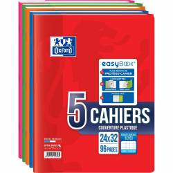 5 Cahiers Oxford Easybook 24x32 96 pages Séyès