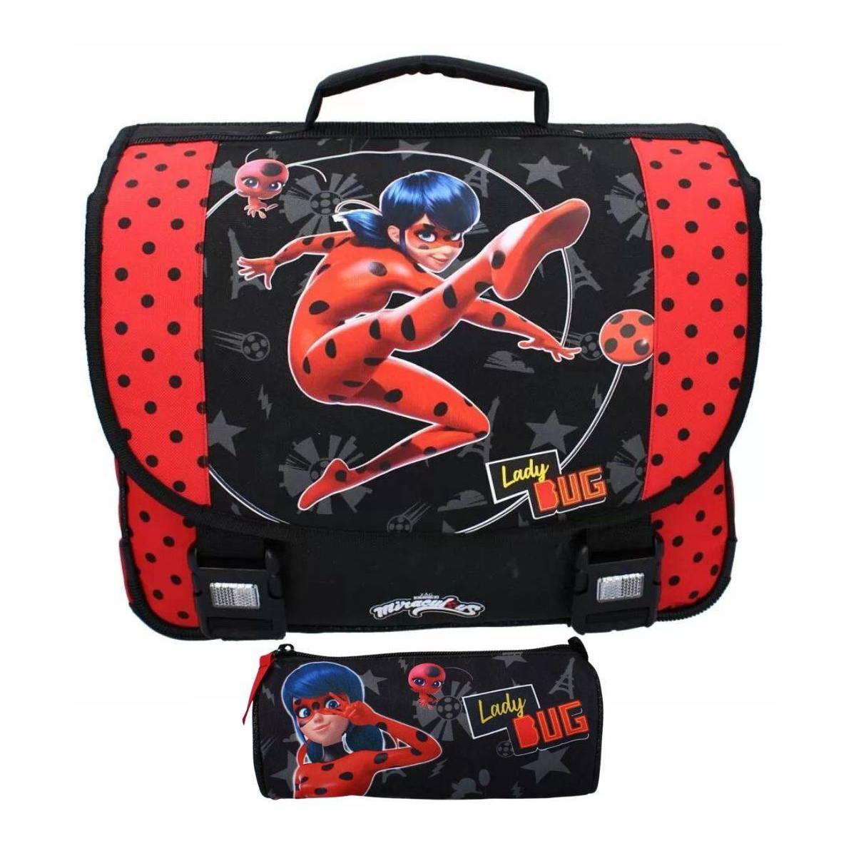 Miraculous Super Heroez School Bag and Pencil Case Pack