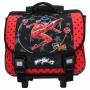 Miraculous Super Heroez Wheeled Schoolbag and Pencil Case Pack