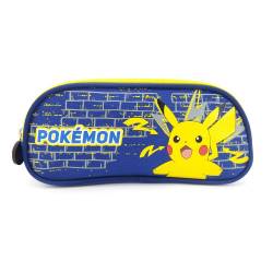 Rectangular pencil case Pokemon Pikachu blue 24 cm