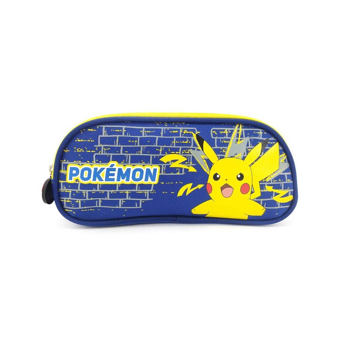 Rectangular pencil case Pokemon Pikachu blue 24 cm