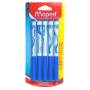 5 Erasable Blue Markers for Whiteboards Maped
