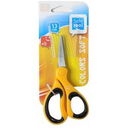 Scissors 13 cm Orange SafeTool Colors Soft