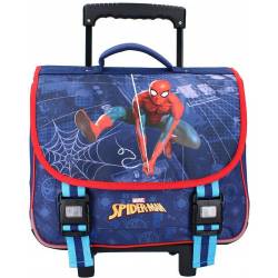 Spider-Man Bring It On borsa scuola con ruote 38 cm