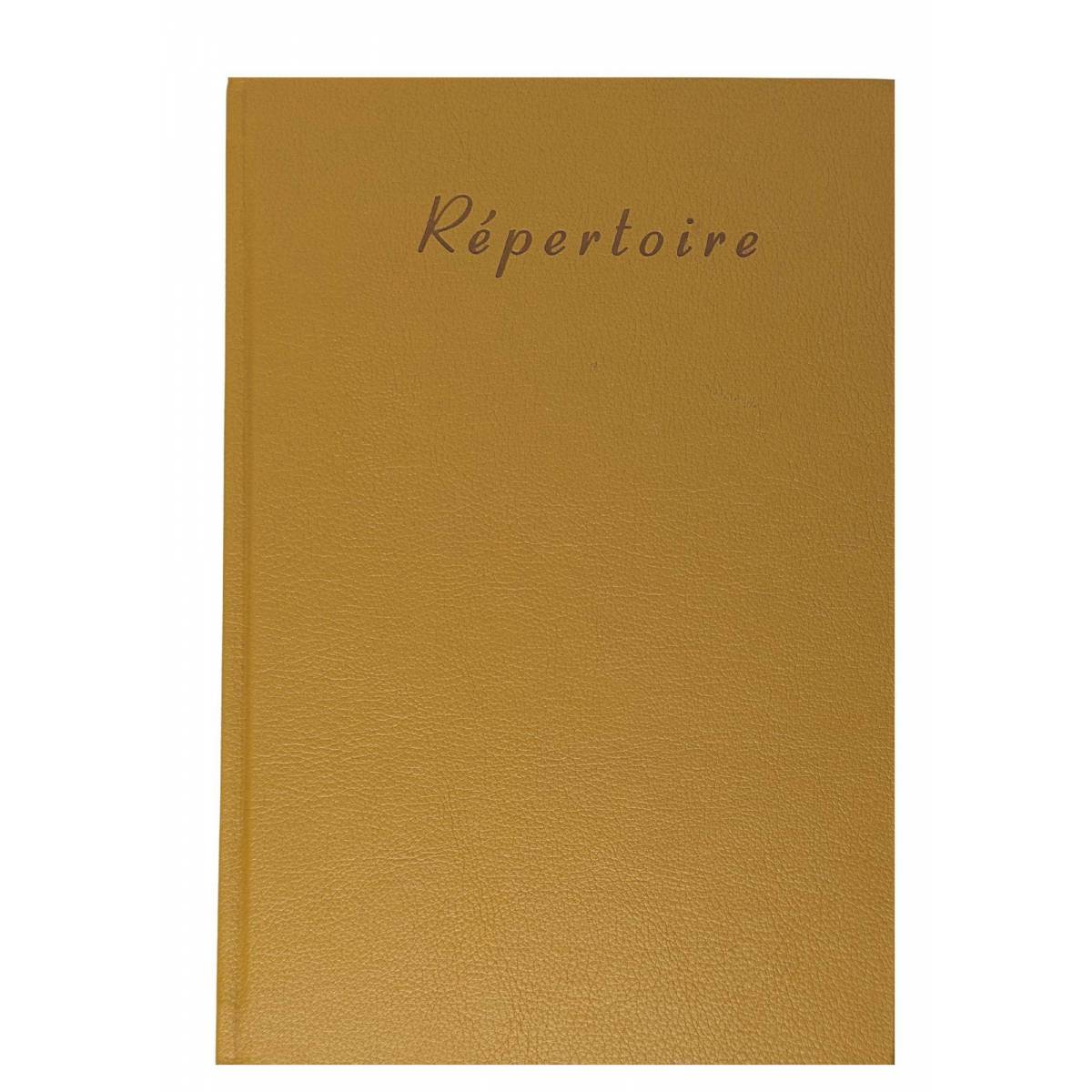 Répertoire Carnet d'adresse Oberthur 24 x 16 cm Moutarde