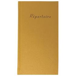 Directory Rubrica 17 x 9 cm Pocket Oberthur Senape