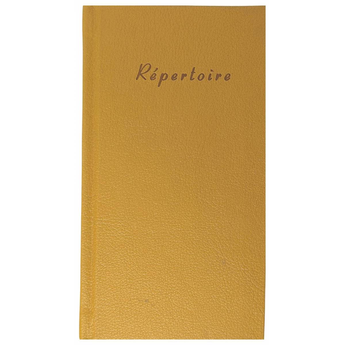 Répertoire Carnet d'adresse de Poche Oberthur 17 x 9 cm Moutarde