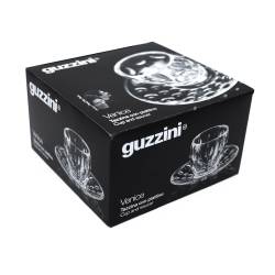Guzzini Venice Glass Cup and Saucer 6.7cm 110ml