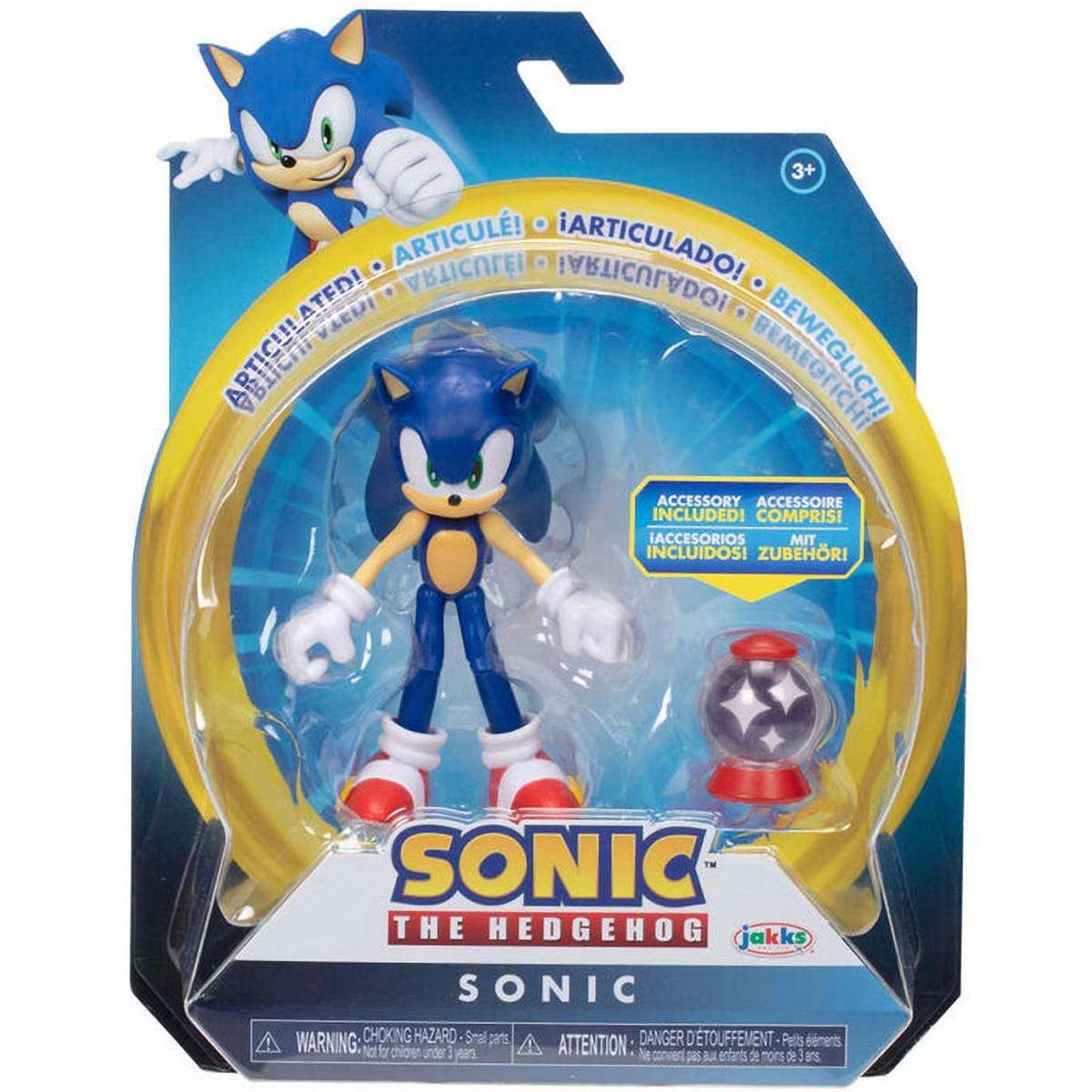 Sonic - Figurine avec Carte et Pochette 10 cm