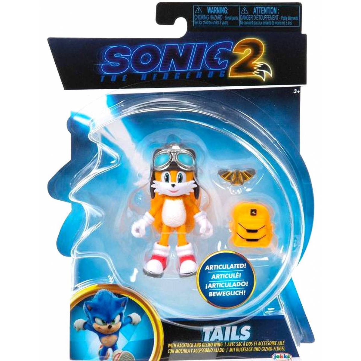 Figurine articulée Tails Sonic 2 The Hedghog 10 cm