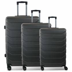Set of 3 Suitcases Jean-Louis Scherrer Gray