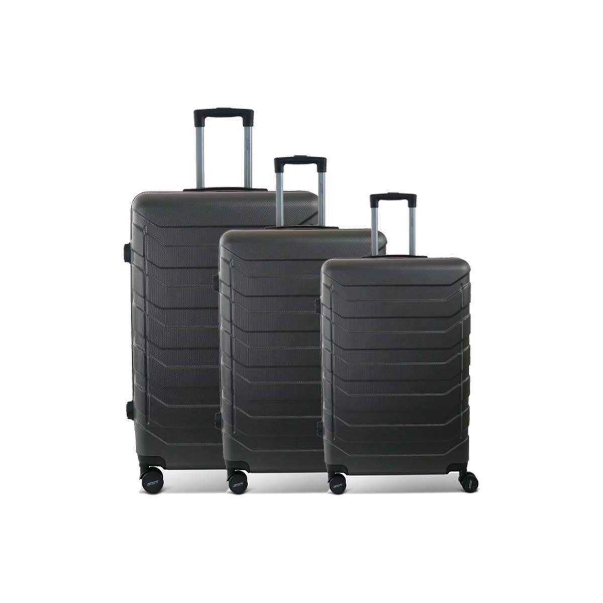 Set of 3 Suitcases Jean-Louis Scherrer Gray