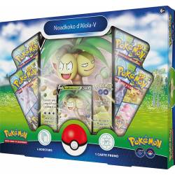 Pokémon GO01 : Coffret Noadkoko-V (4 boosters) |Cartes à Collectionner | A partir de 6 Ans, POKGOV01
