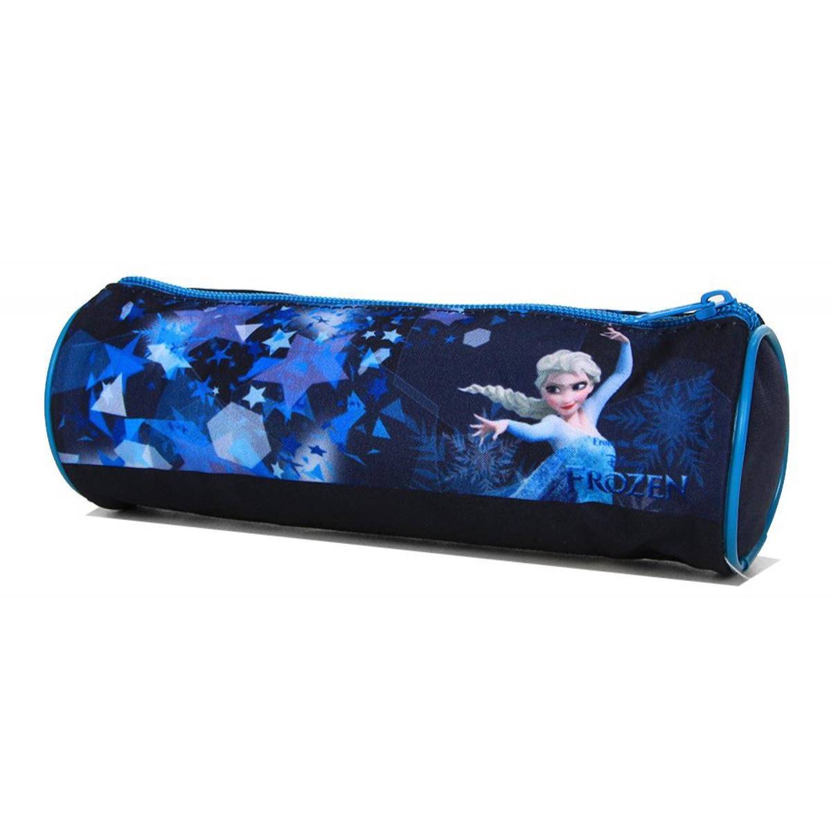 Round pencil case Frozen Elsa Blue Girl