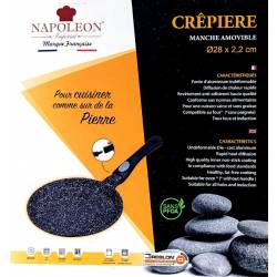 Napoleon Crêpe-Maker 28 cm mit abnehmbarem Griff