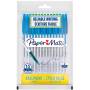 Set of 15 Paper Mate Blue Ballpoint Pens with Cap