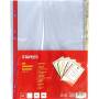 Staples Clear Perforated Plastic Pockets 10 Pack