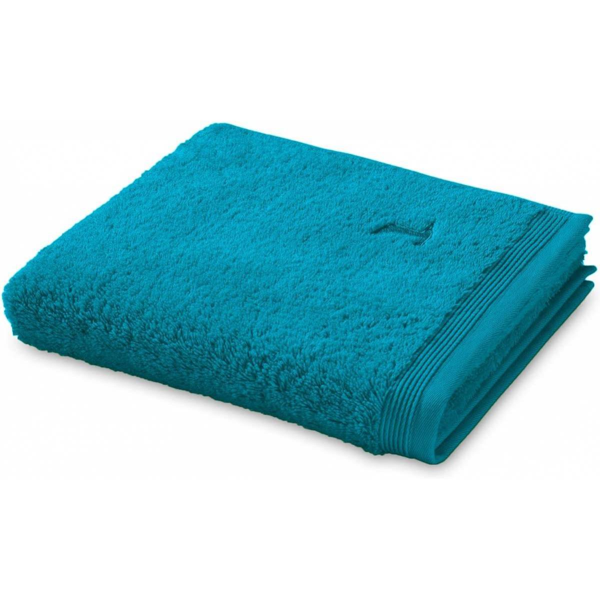 Möve 50x100cm blau 2er für Set Baumwolle Handtücher Frottana