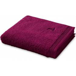 Set of 2 towels 50x100cm Fuchsia cotton Möve for Frottana