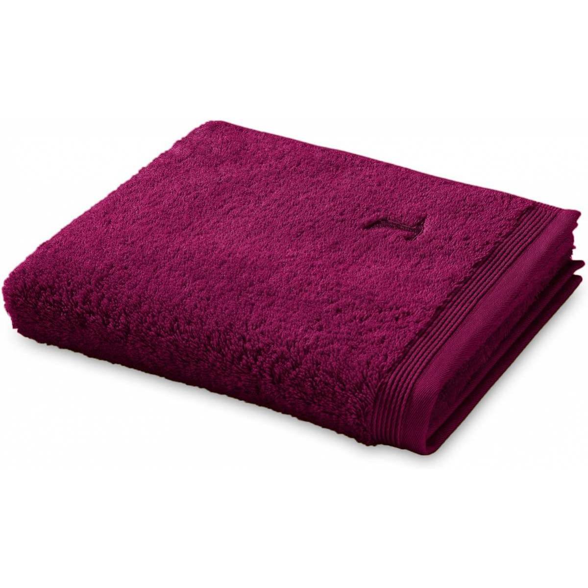 Set of 2 towels 50x100cm Fuchsia cotton Möve for Frottana