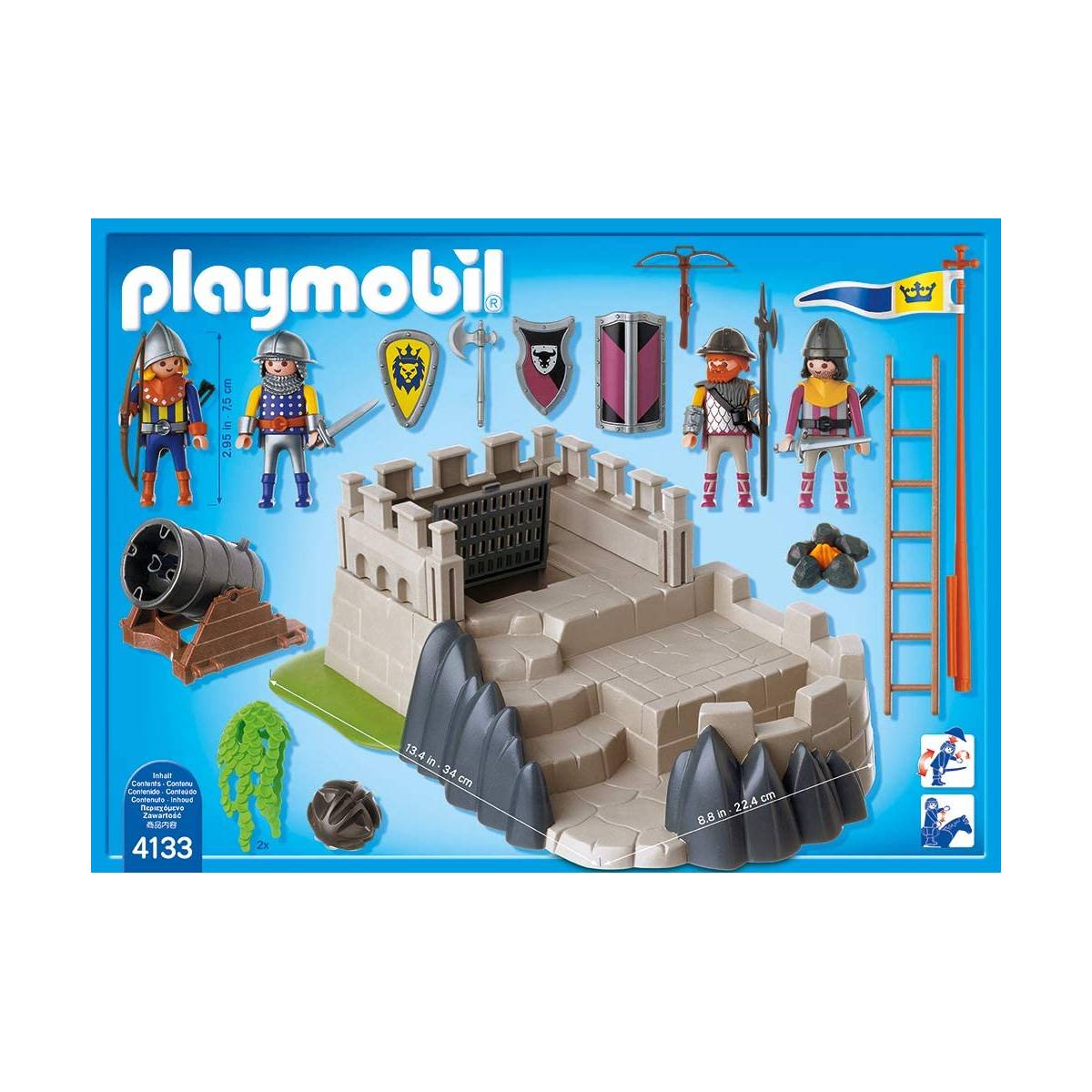 Playmobil chevalier Knights Superset chevaliers / tour de défense