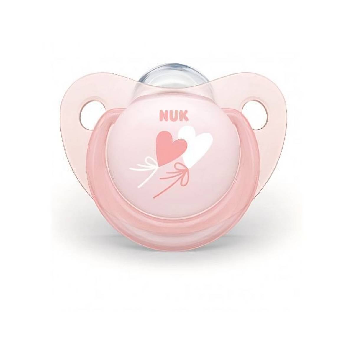 Sucettes Nuk Baby lapin et coeur rose 0-6 mois - MaxxiDiscount