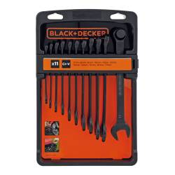 Set di chiavi a forchetta x11 Black+Decker