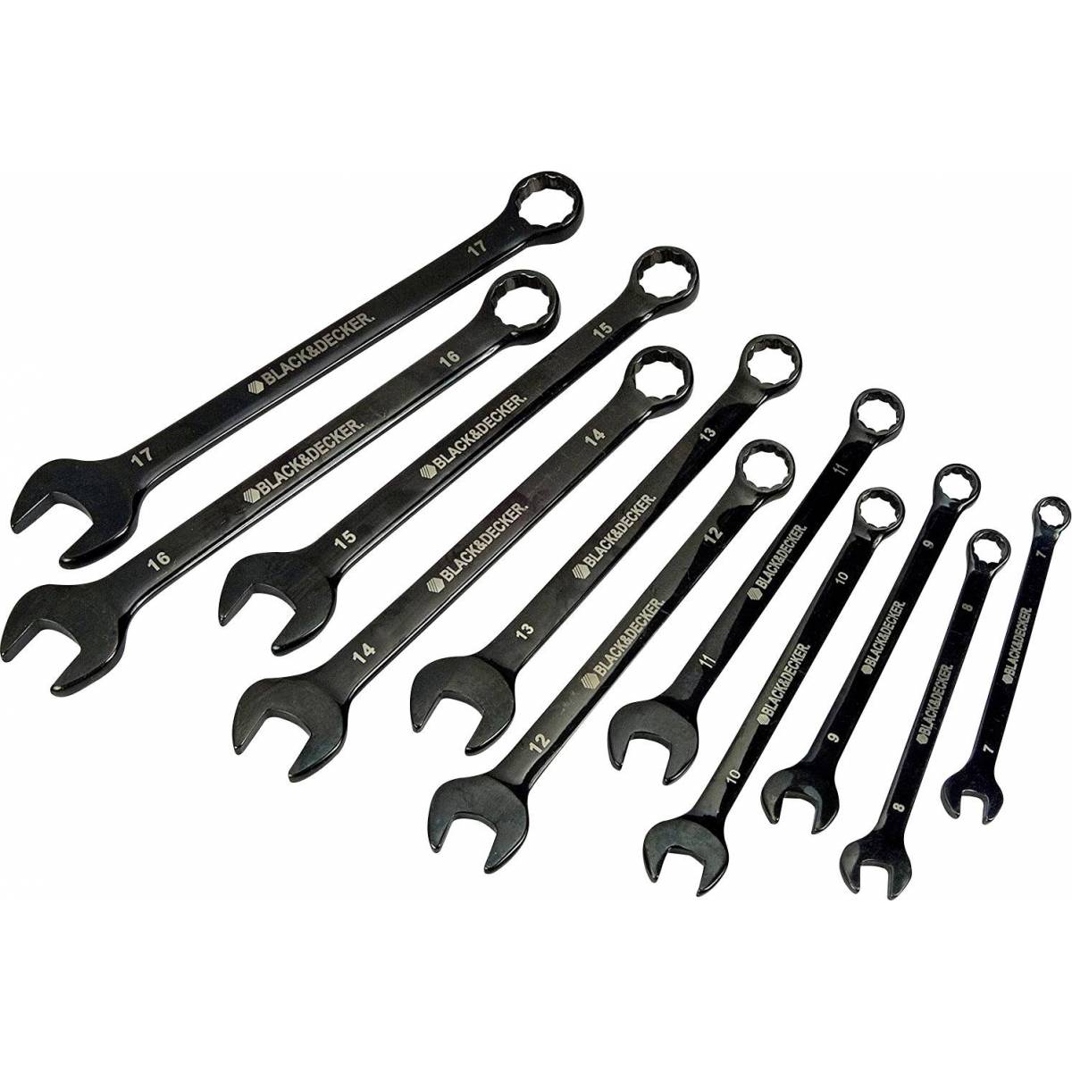 Open End Wrench Set x11 Black+Decker
