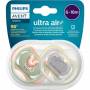 Sucettes Avent Ultra Air 6-18 mois Lion Ours