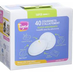 40 Super Absorbent Breast Pads Tigex