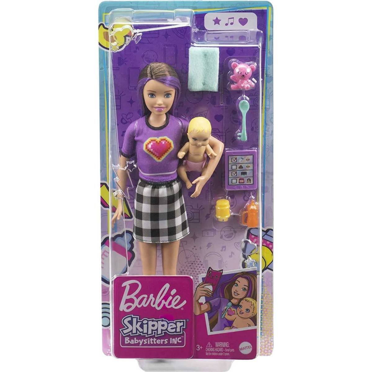 Poupée Barbie Skipper Babysitters