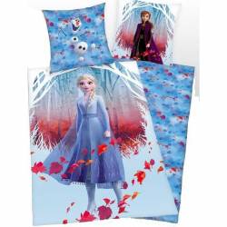 Blue Frozen Duvet Cover 140x200cm + Pillowcase
