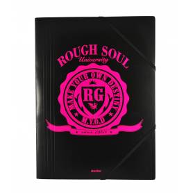 RG 512 - Shirt with elastic bands "Rough Soul" with A4 flap - 24x32 cm