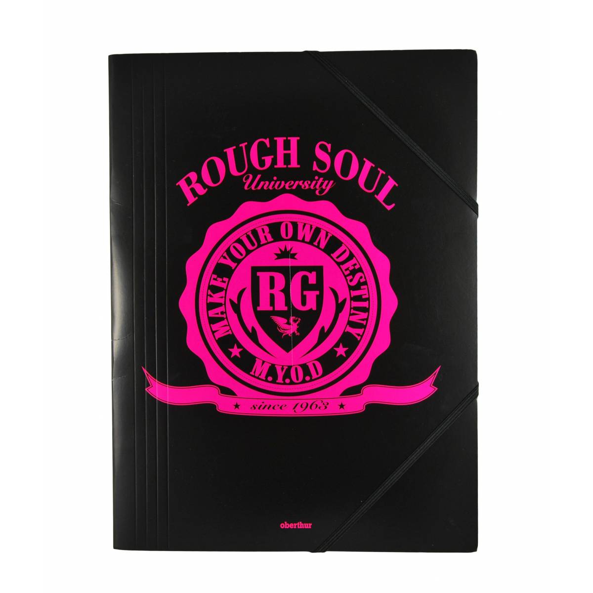 RG 512 - Chemise à élastiques "Rough Soul" avec rabat A4 - 24x32 cm