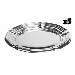 Presentation tray for silver buffet x5 Sabert 34cm