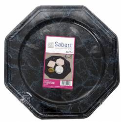 Plateau de présentation pour buffet marbre 30cm Sabert x5