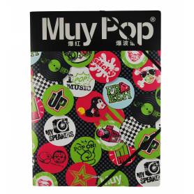 Muy Pop - Shirt with elastic bands with flap A4 - 24x32 cm